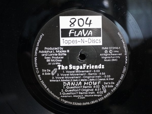 画像1: THE SUPAFRIENDZ / VOWEL MOVEMENT (¥500) (1)