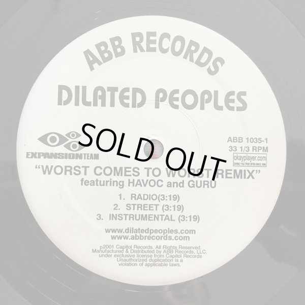 画像2: DILATED PEOPLES / WORST COMES TO WORST (Remix) (2)