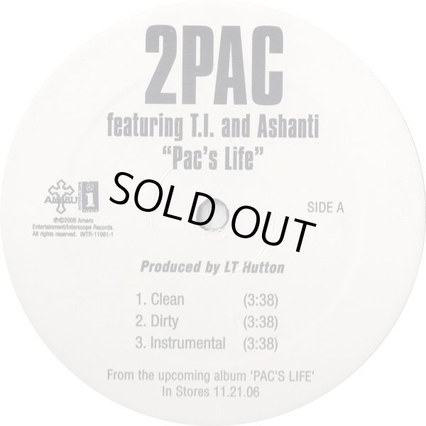 画像2: 2PAC FEATURING T.I. & ASHANTI / PAC'S LIFE  (US-PROMO) (2)