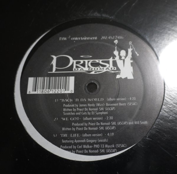 画像1: PRIEST DA NOMAD / BACK 'N DA WORLD (SS盤) (1)