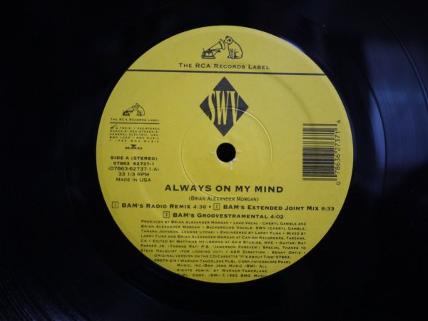 画像1: SWV / YOU'RE ALWAYS ON MY MIND (US) (1)
