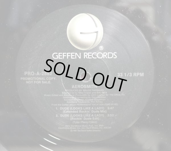 画像1: AEROSMITH / DUDE (LOOKS LIKE A LADY) (US-PROMO) (1)