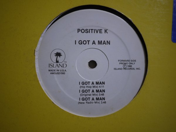 画像2: POSITIVE K / I GOT A MAN  (US-PROMO) (2)
