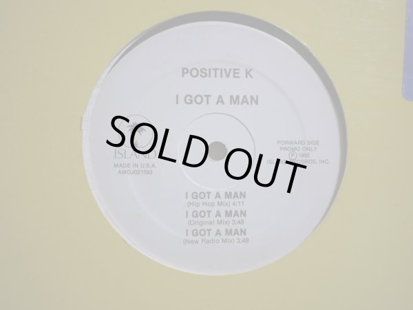 画像2: POSITIVE K / I GOT A MAN  (US-PROMO) (2)