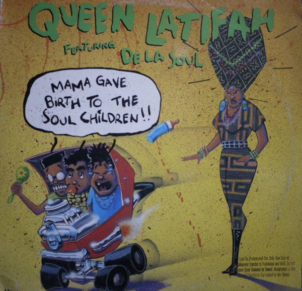 画像1: QUEEN LATIFAH FEAT. DE LA SOUL / MAMA GAVE BIRTH TO THE SOUL CHILDREN (US-PROMO) (1)
