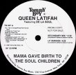 画像2: QUEEN LATIFAH FEAT. DE LA SOUL / MAMA GAVE BIRTH TO THE SOUL CHILDREN (US-PROMO) (2)