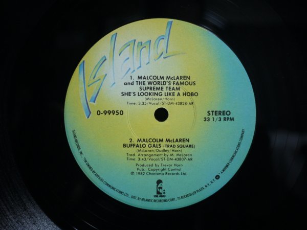 画像2: MALCOLM MCLAREN AND THE WORLD'S FAMOUS SUPREME TEAM / BUFFALO GALS (2)
