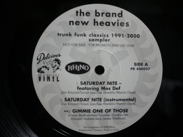 画像1: THE BRAND NEW HEAVIES / TRUNK FUNK CLASSICS 1991-2000 SAMPLER (1)