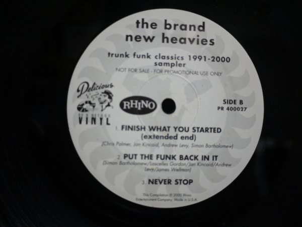画像2: THE BRAND NEW HEAVIES / TRUNK FUNK CLASSICS 1991-2000 SAMPLER (2)