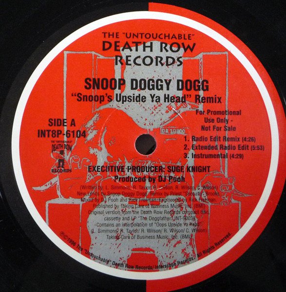 画像2: SNOOP DOGGY DOGG /  SNOOP'S UPSIDE YA HEAD (Remix) (US-PROMO) (2)