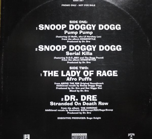 画像2: V.A. / DEATH ROW RECORDS DJ SAMPLER (UK) (2)
