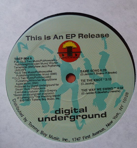 画像1: DIGITAL UNDERGROUND / THIS IS AN E.P. RELEASE  (1)