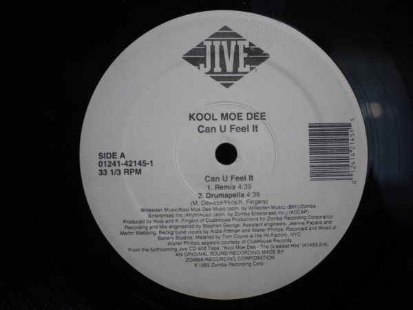 画像1: KOOL MOE DEE / CAN U FEEL IT (1)
