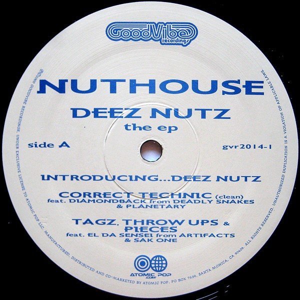 画像3: NUTHOUSE / DEEZ NUTZ (THE EP) (3)