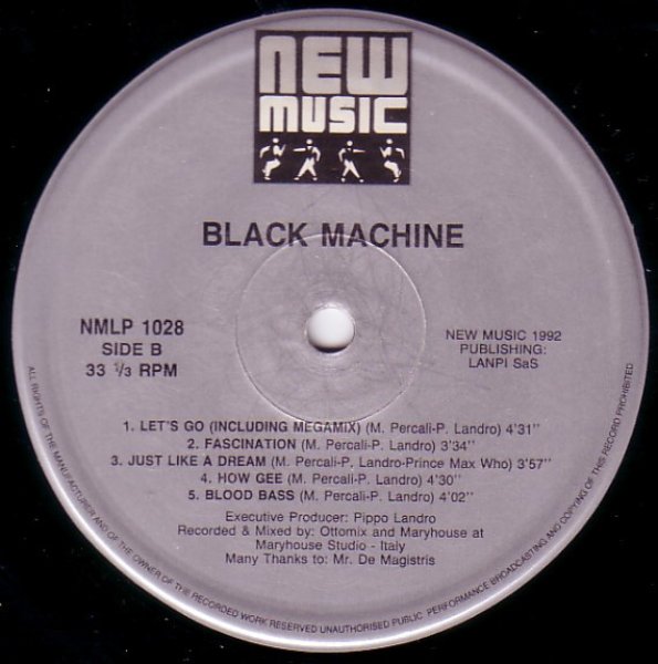 画像4: BLACK MACHINE / THE ALBUM (ITALY-LP) (4)