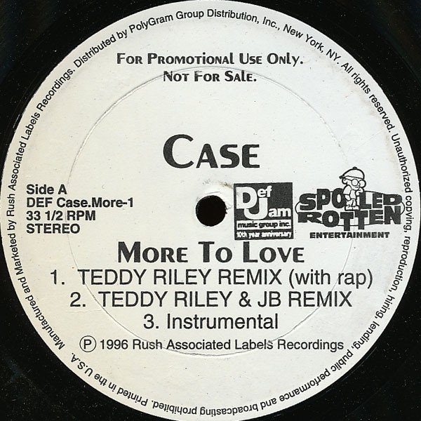 画像1: CASE / MORE TO LOVE (US-PROMO) (1)