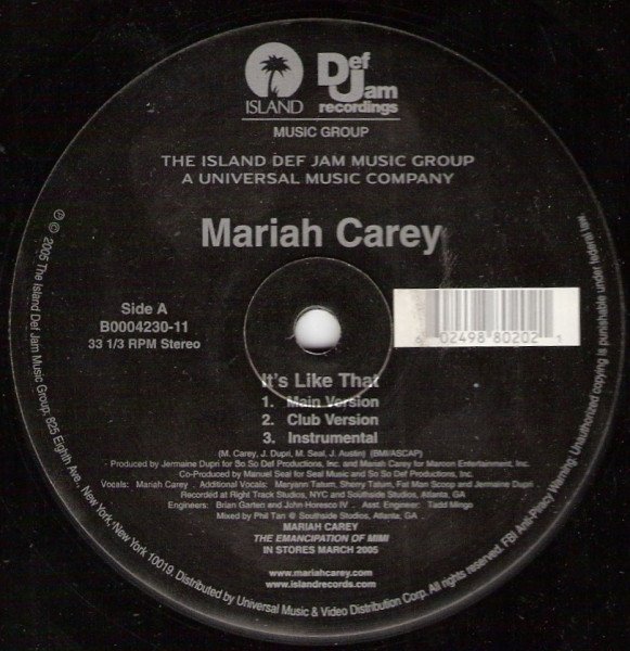 画像2: MARIAH CAREY / IT’S LIKE THAT (2)