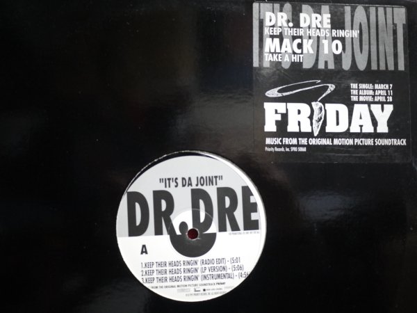 画像1: DR. DRE / KEEP THEIR HEADS RINGIN' (US-PROMO) (1)