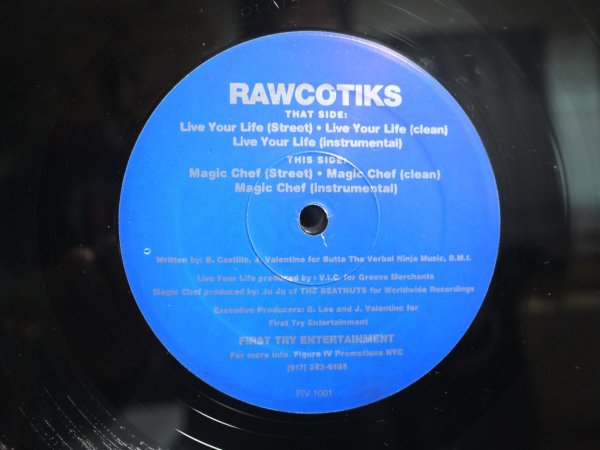 画像1: RAWCOTIKS / LIVE YOUR LIFE / MAGIC CHEF (1)
