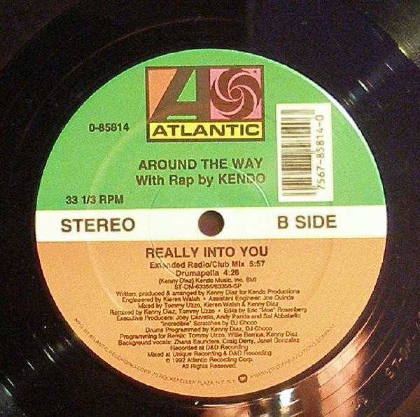 画像2: AROUND THE WAY WITH RAP BY KENDO /  REALLY INTO YOU (2)