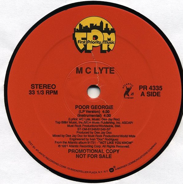 画像1: MC LYTE/  POOR GEORGIE / SEARCH 4 THE LYTE (US-PROMO) (1)