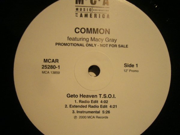 画像1: COMMON Feat. MACY GRAY / GETO HEAVEN (T.S.O.I. Remix) (US-PROMO) (¥1000) (1)