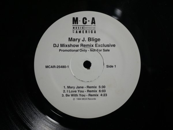 画像1: MARY J. BLIGE / DJ MIXSHOW REMIX EXCLUSIVE (UNOFFICIAL RELEASE) (1)