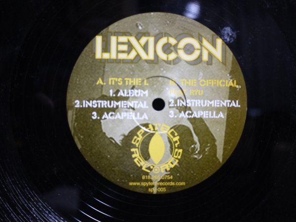 画像1: LEXICON / IT'S THE L / THE OFFICIAL (1)
