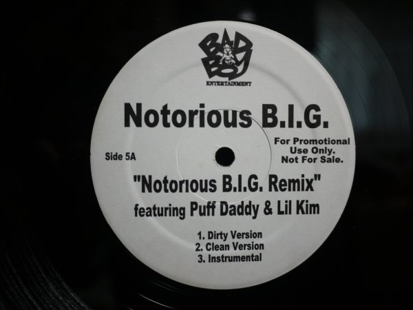画像1: NOTORIOUS B.I.G. / NOTORIOUS B.I.G. (REMIX) / BIGGIE (PROMO) (1)