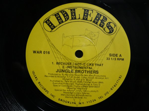 画像1: JUNGLE BROTHERS / BECAUSE I GOT IT LIKE THAT (1)