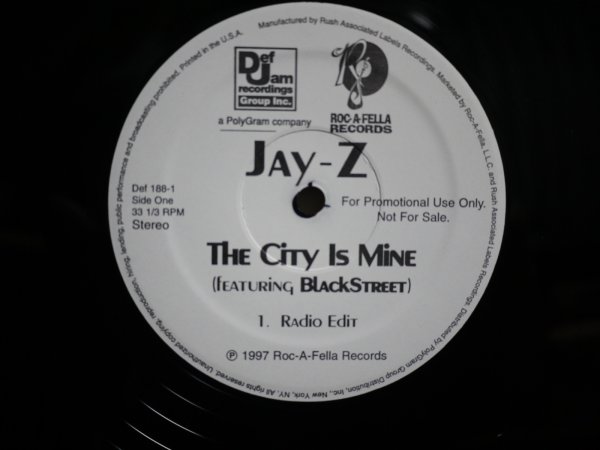 画像1: JAY-Z / THE CITY IS MINE (US-PROMO) (1)