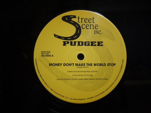 画像1: PUDGEE / MONEY DON'T MAKE THE WORLD STOP (REMIX) (1)