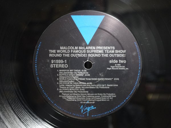 画像2: MALCOLM MCLAREN PRESENTS THE WORLD FAMOUS SUPREME TEAM SHOW / ROUND THE OUTSIDE! ROUND THE OUTSIDE!  (US-LP) (2)