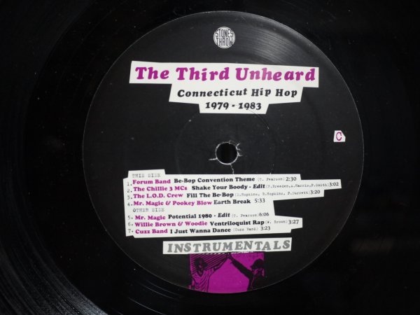 画像3: V.A. / THE THIRD UNHEARD (CONNECTICUT HIP HOP 1979-1983) (INSTRUMENTALS) (2LP) (3)
