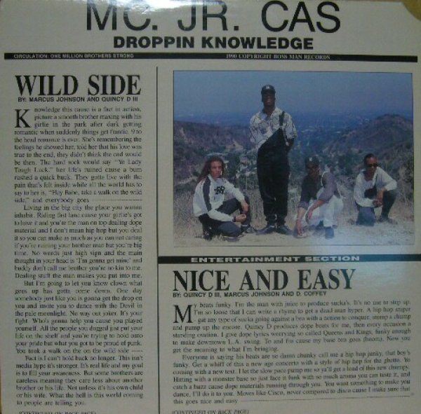 画像1: MC. JR. CAS ‎/ WILD SIDE / NICE AND EASY (1)