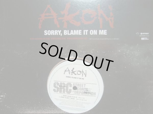 画像1: AKON / SORRY, BLAME IT ON ME  (1)