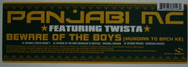 画像1: PANJABI MC feat. TWISTA / BEWARE OF THE BOYS  (1)