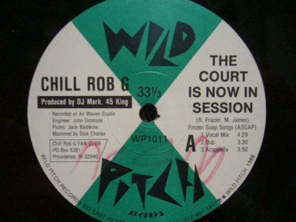 画像1: CHILL ROB G / THE COURT IS NOW IN SESSION (1)