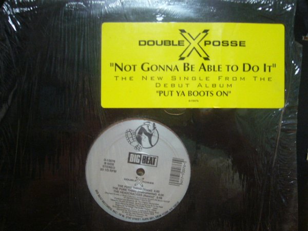 画像1: DOUBLE X POSSE　/ NOT GONNA BE ABLE TO DO IT  (1)