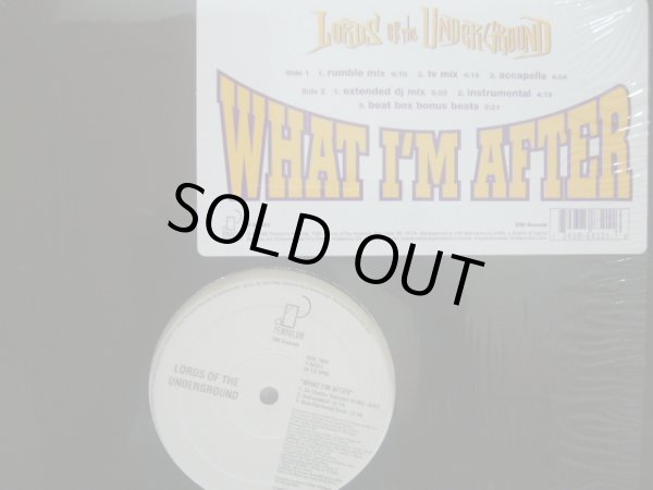 画像1: LORDS OF THE UNDERGROUND / WHAT I'M AFTER  (1)