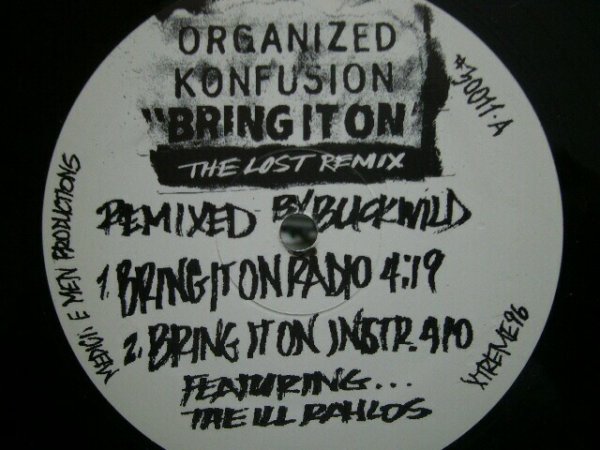 画像1: ORGANIZED KONFUSION  / BRING IT ON (THE LOST REMIX) (1)