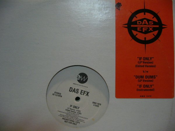 画像1: DAS EFX / IF ONLY  (US-PROMO)  (1)