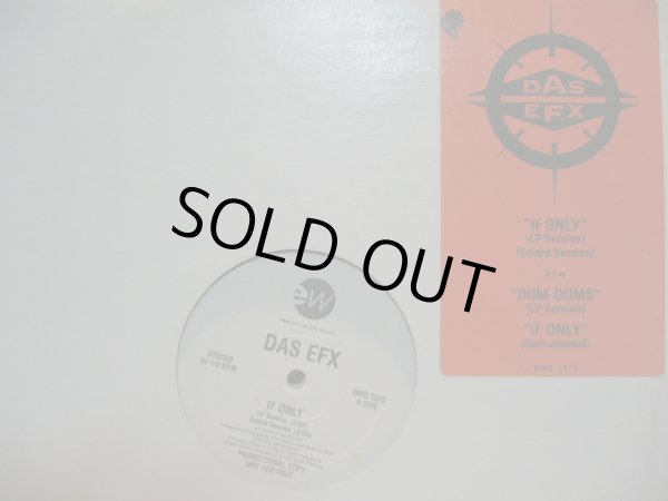 画像1: DAS EFX / IF ONLY  (US-PROMO)  (1)