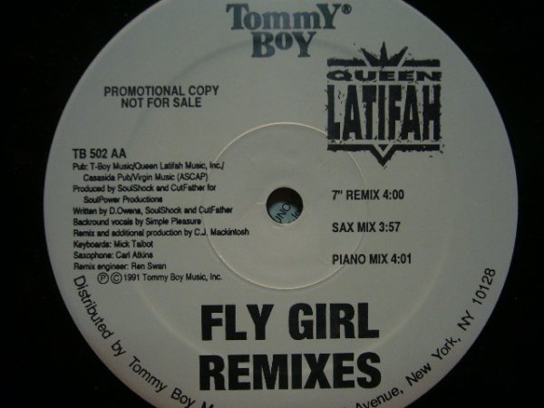 画像1: QUEEN LATIFAH / FLY GIRL REMIXES (1)