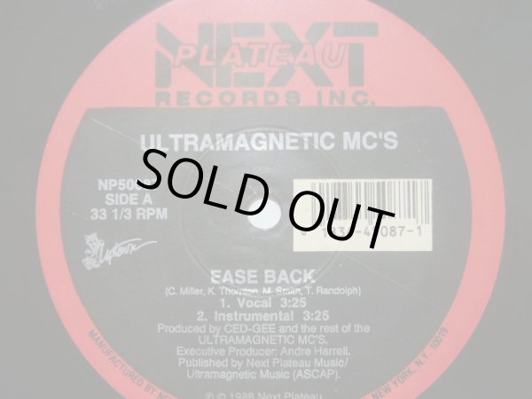 画像1: ULTRAMAGNETIC MC'S / EASE BACK (1)