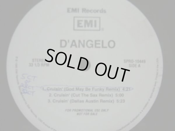 画像1: D'ANGELO / CRUSIN' REMIXES (1)