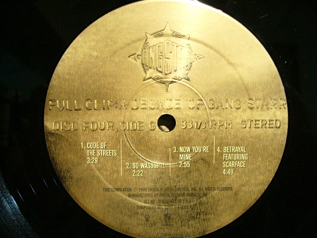 GANG STARR / FULL CLIP : A DECADE OF GANGSTARR (US-4LP