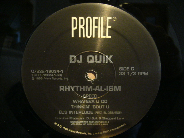 DJ QUIK ‎/ RHYTHM-AL-ISM (OVER 70 MINUTES OF COMMERCIAL-FREE MUSIC 