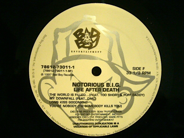 THE NOTORIOUS B.I.G. / LIFE AFTER DEATH (US-3LP) - SOURCE